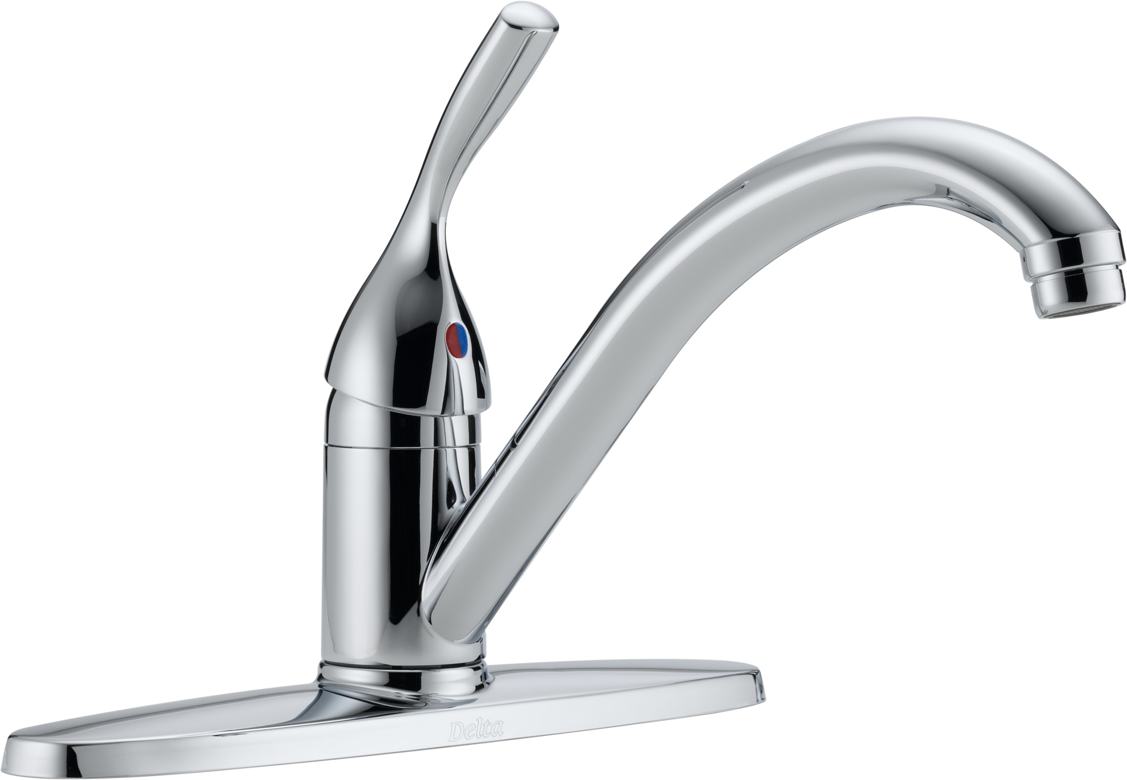 Delta-Delex-Brizo | 100-DST | 100-DST Chrome Delta Classic: Single Handle Kitchen Faucet