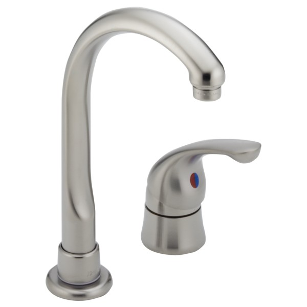 Delta-Delex-Brizo | 190-SS | *DELTA 190-SS WATERFALL SINGLE-LEVER WIDESPREAD BAR/PREP SINK FAUCET.  Brilliance Stainless Finish