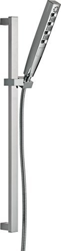 Delta-Delex-Brizo | 51140 | DELTA 51140 H2OKINETIC 5-SETTING HANDSHOWER WITH SLIDE BAR CP CHROME WITH HOSE 60"-82"