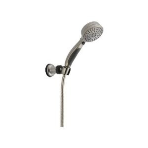 Delta-Delex-Brizo | 55424-SS | DELTA 55424-SS 9SET HANDSHOWER SS STAINLESS STEEL WITH 60"-82" STRETCH HOSE & ADJUSTABLE WALL MOUNT