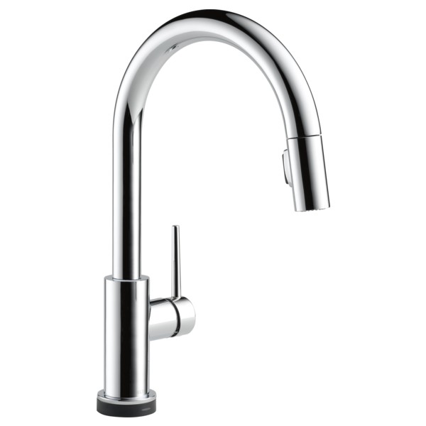 Delta-Delex-Brizo | 9159T-DST | 9159T-DST Chrome Delta Trinsic: Single Handle Pull-Down Kitchen Faucet Featuring Touch2O(R) Technology
