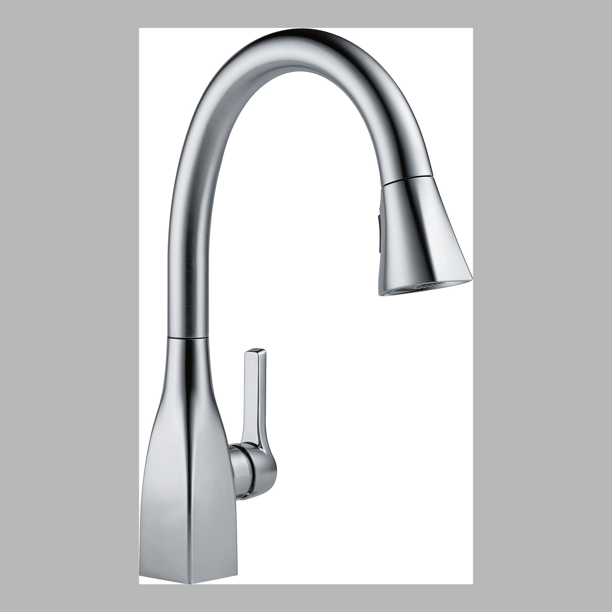 Delta-Delex-Brizo | 9183-AR-DST | 9183-AR-DST DELTA MATEO: SINGLE HANDLE PULL-DOWN KITCHEN FAUCET ARCTIC STAINLESS