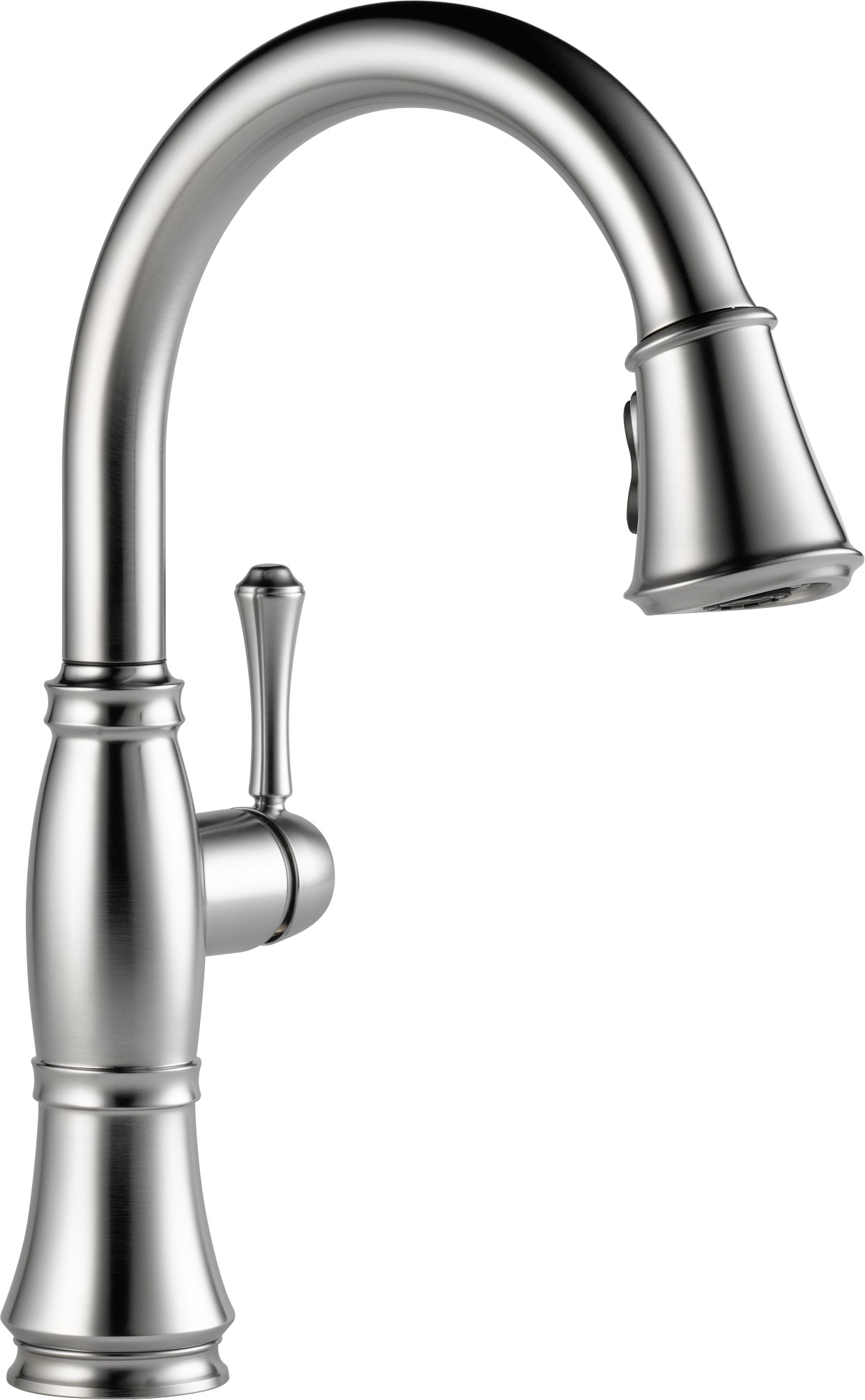 Delta-Delex-Brizo | 9197-AR-DST | 9197-AR-DST Delta Cassidy: Single Handle Pull Down Kitchen Faucet Arctic Stainless