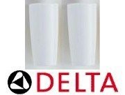 Delta-Delex-Brizo | A62PR | *DELTA A62PR PAIR OF METAL LEVER HANDLE ACCENTS.  Porcelain Finish