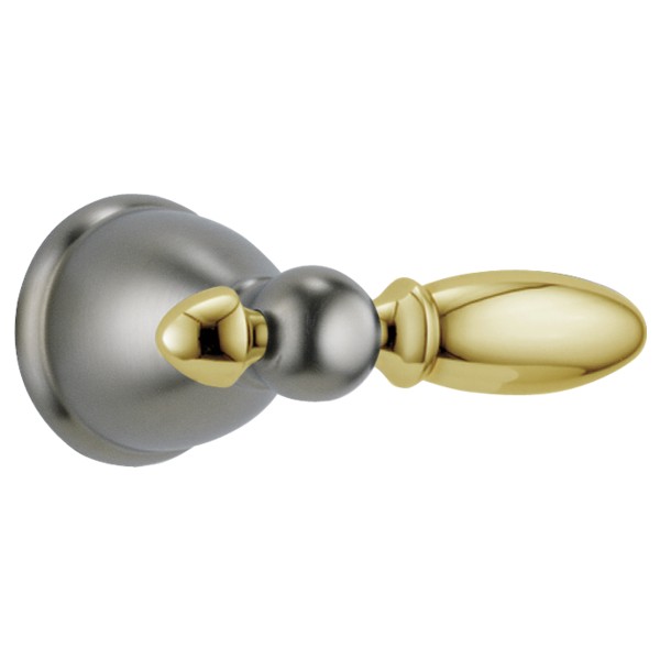 Delta-Delex-Brizo | H716NP | *DELTA H716NP SINGLE METAL LEVER HANDLE.  Brilliance Pearl Nickel/Brilliance Polished Brass Finish