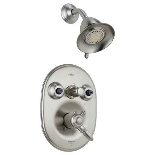 Delta-Delex-Brizo | T1825-SS | *DELTA T1825-SS VICTORIAN JETTED SHOWER ONLY TRIM.  Brilliance Stainless Finish