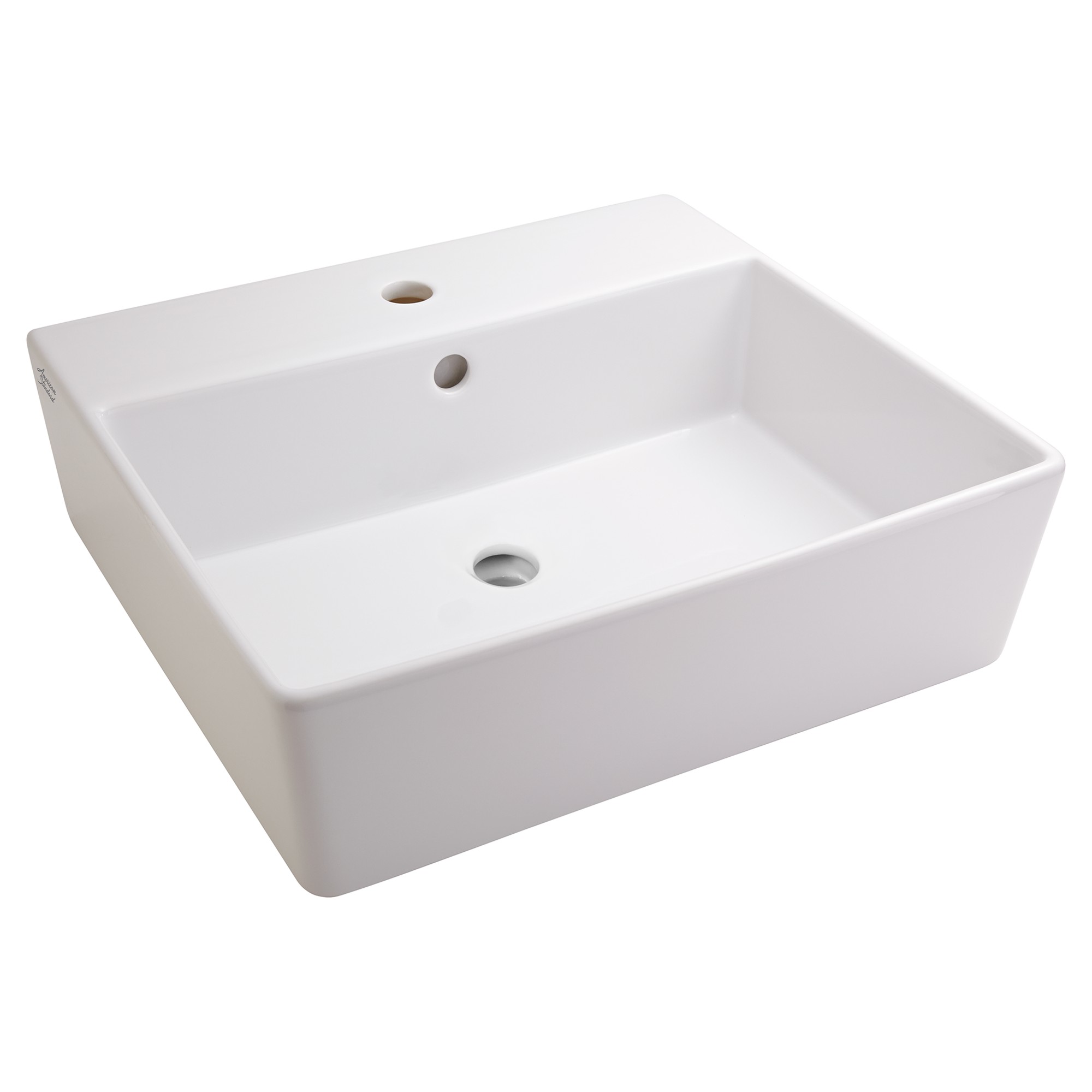American Standard | 0552.001.020 | AMERICAN STANDARD 0552.001 LOFT ABOVE-COUNTER SINK WHT 020 WHITE 1-HOLE WITH REAR OVERFLOW