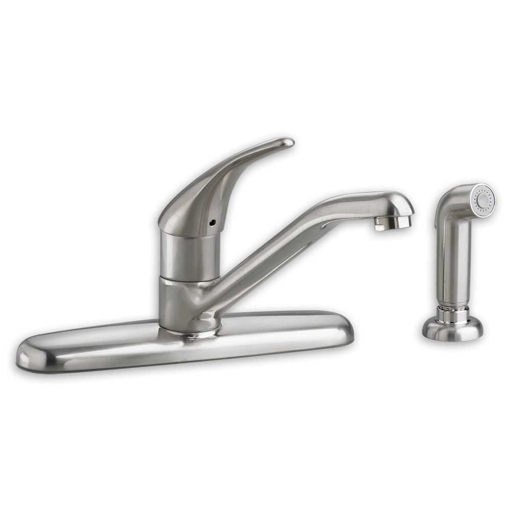 American Standard | 4175.201.002 | COLONY 8"CENTER SINGLE LEVER KITCHEN FAUCET W/SPRAY
CHROME