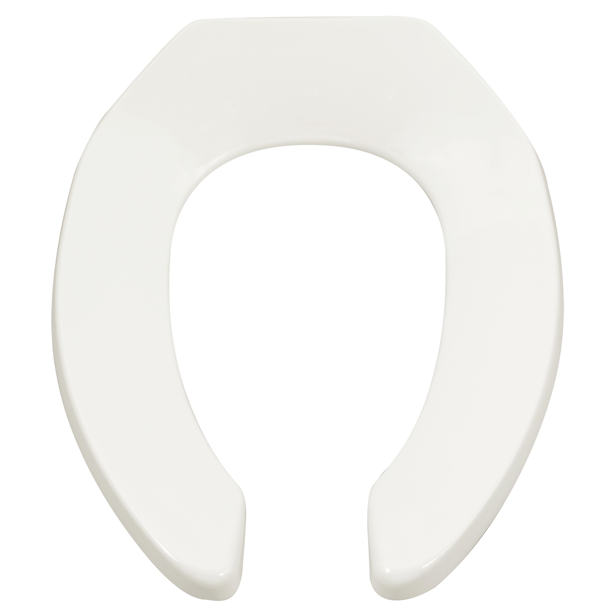 American Standard | 5901.100.020 | AMERICAN STANDARD 5901.100 COMMERCIAL ELONGATED OPEN-FRONT SEAT 020 WHITE LESS COVER