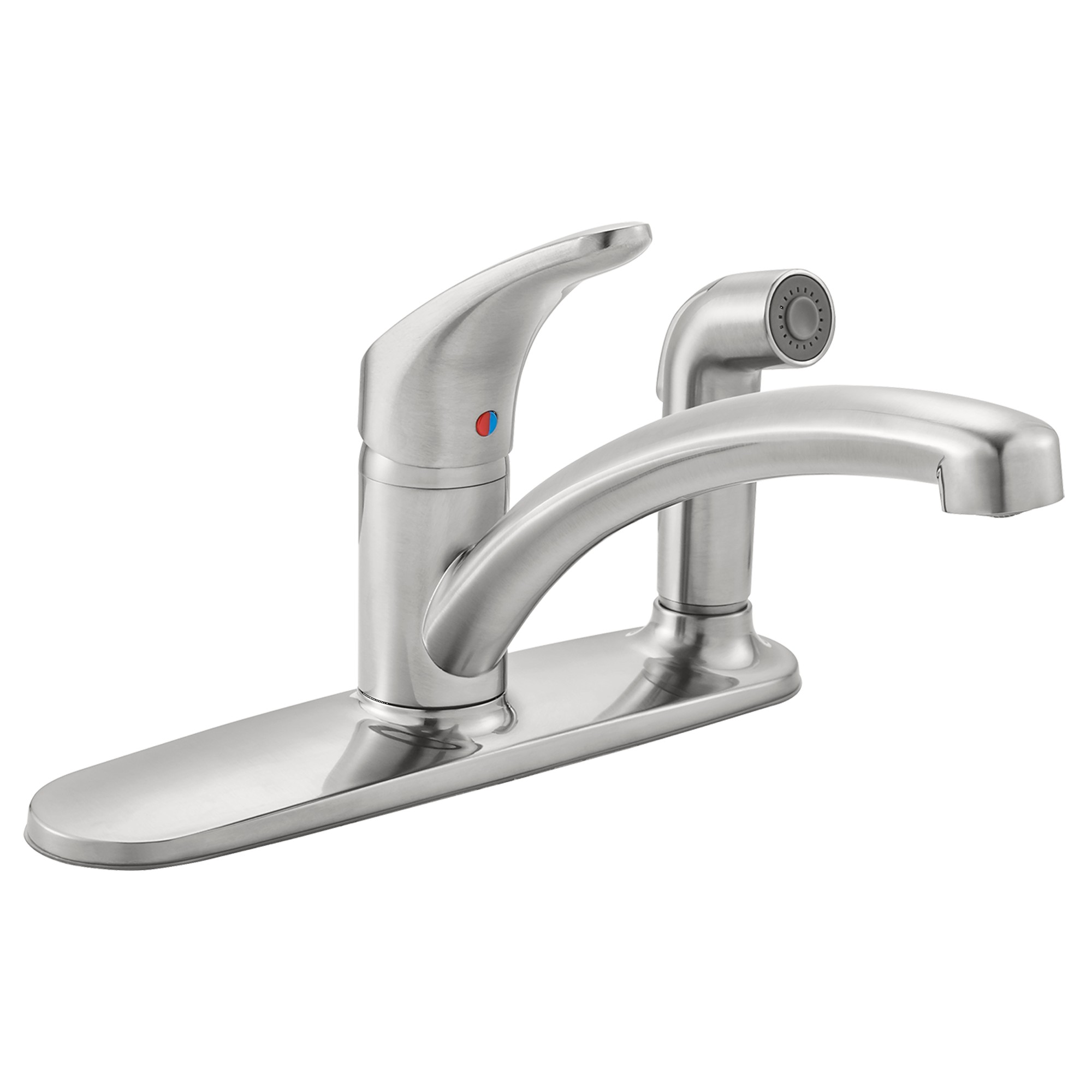 American Standard | 7074.030.075 | AMERICAN STANDARD 7074.030 COLONY PRO 1-HANDLE KITCHEN FAUCET SS 075 STAINLESS STEEL
