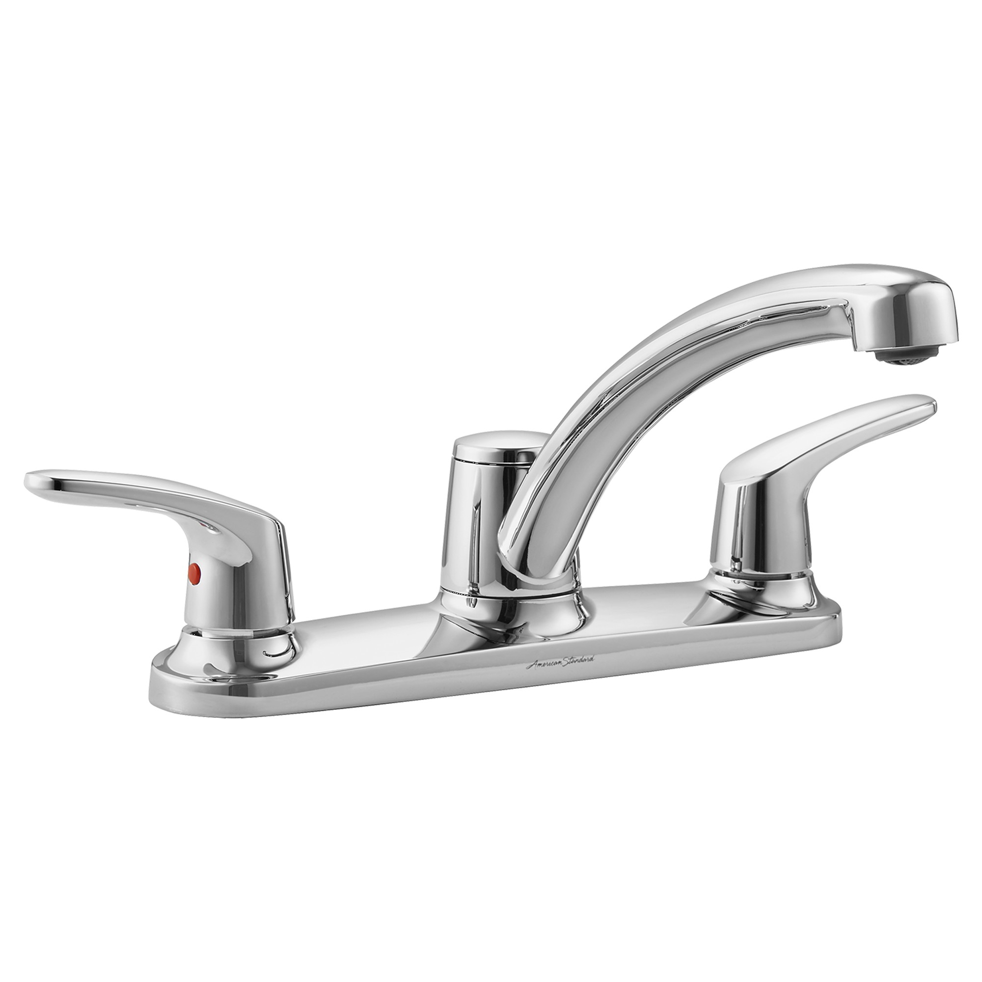 American Standard | 7074.500.002 | AMERICAN STANDARD 7074.500 COLONY PRO 2-HANDLE KITCHEN FAUCET WITH SWIVEL SPOUT CP 002 POLISHED CHROME