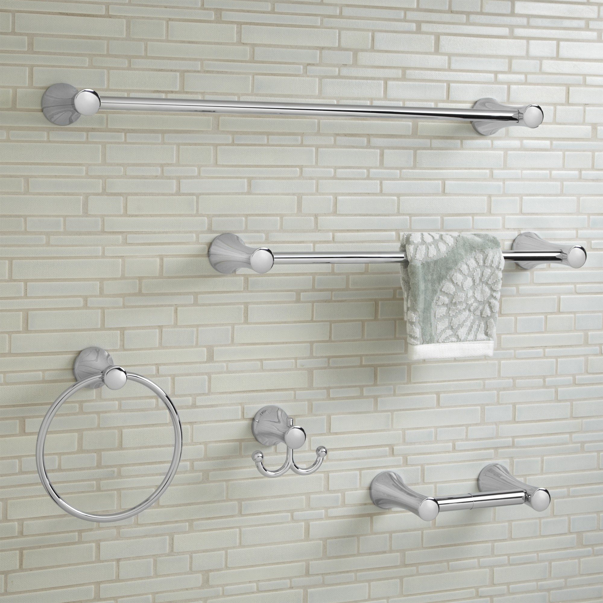 American Standard | 8337.230.002 | AMERICAN STANDARD 8337.230 TRANSITIONAL TOILET PAPER HOLDER CP 002 CHROME
