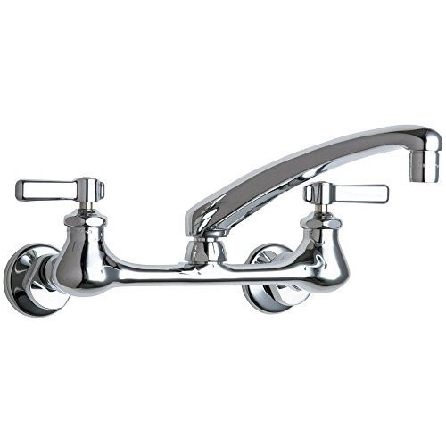 Chicago Faucet | 540-LDL8ABCP | CHICAGO FAUCETS 540-LDL8ABCP WALL-MOUNT COMBINATION FAUCET CP CHROME LF