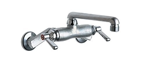 Chicago Faucet | 737-RCF | CHICAGO FAUCETS 737-RCF WALL-MOUNT COMBINATION SERVICE SINK FAUCET ROUGH CHROME