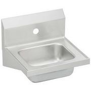 Elkay | CHS17161 | ELKAY CHS17161 STAINLESS STEEL UTILITY HAND SINK WITH 1 FAUCET HOLE.  BUFFED SATIN FINISH.  