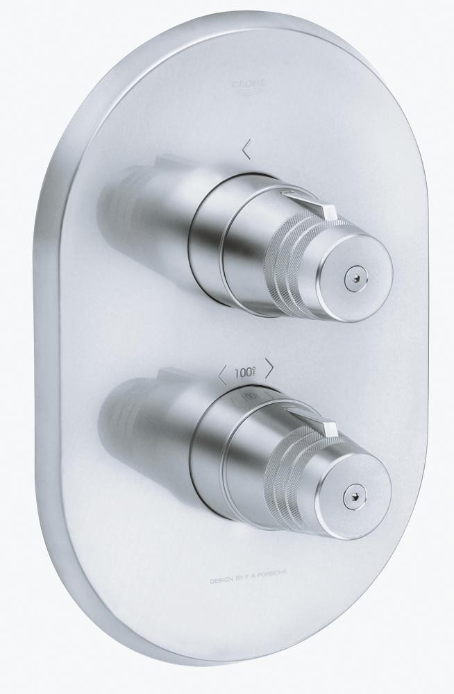 Grohe | 19216BK0 | *GROHE 19.216.BK0 F1 INTEGRATED THERMOSTATIC SHOWER VALVE TRIM ONLY.  ALU-XT FINISH
