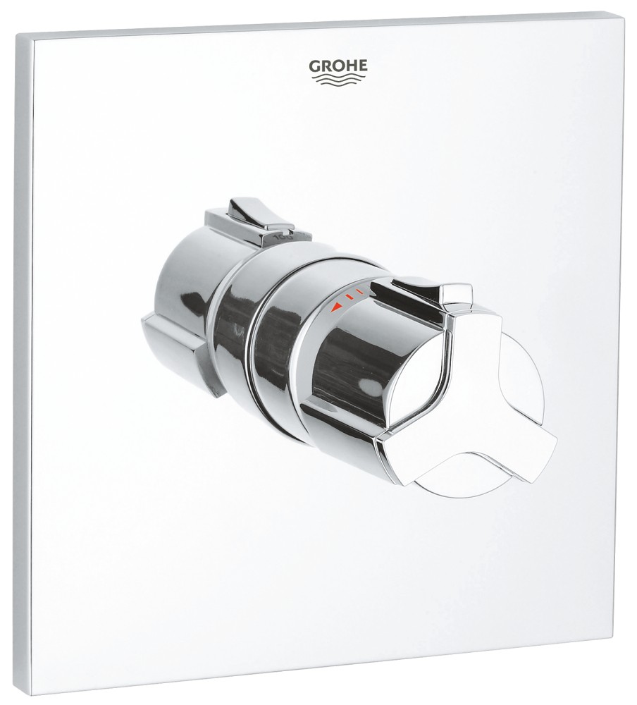 Grohe | 19305000 | GROHE 19.305.000 ALLURE THERMOSTATIC VALVE TRIM WITH GRIP KNOB HANDLE CP POLISHED CHROME