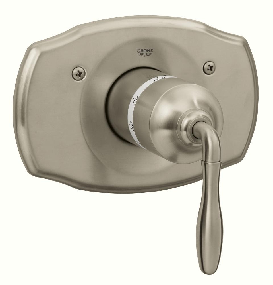 Grohe | 19614EN0 | GROHE 19.614.EN0 SEABURY THERMOSTATIC VALVE TRIM WITH LEVER HANDLE BRN BRUSHED NICKEL