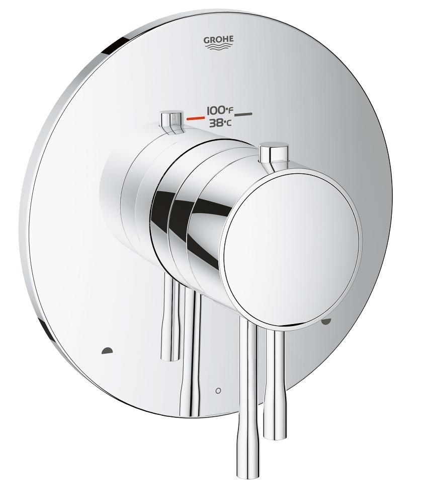 Grohe | 19988001 | GROHE 19.988.001 GROHFLEX ESSENCE 2-FUNCTION THERMOSTATIC TRIM WITH CONTROL MODULE CP CHROME