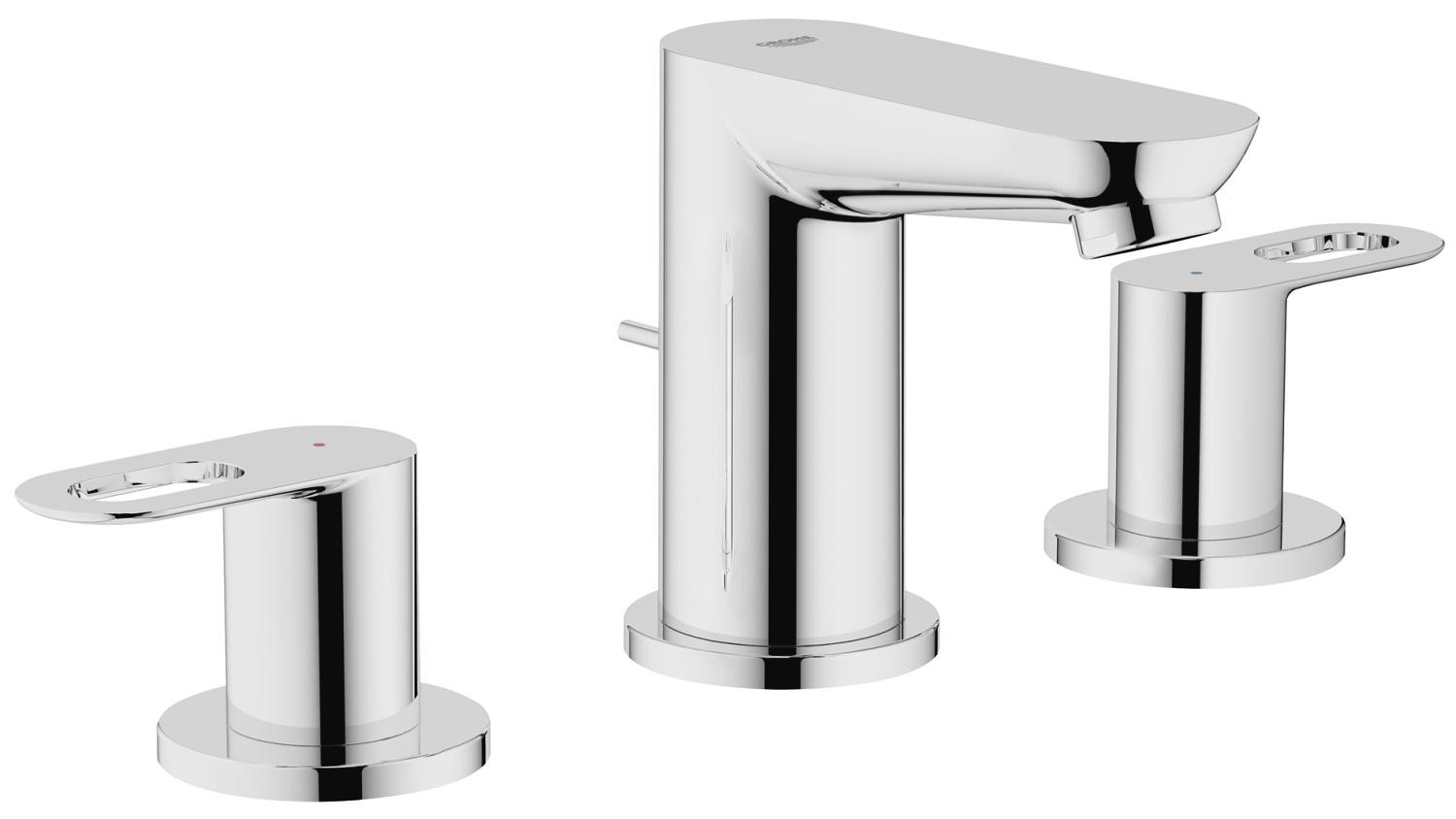 Grohe | 20225000 | *GROHE 20.225.000 BAULOOP WIDESET LAVATORY FAUCET WITH LOOP LEVER HANDLES CP CHROME (NON-RETURNABLE )