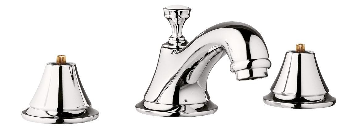 Grohe | 20800BE0 | *GROHE 20.800.BE0 SEABURY WIDESET LAVATORY FAUCET LESS HANDLES STERLING