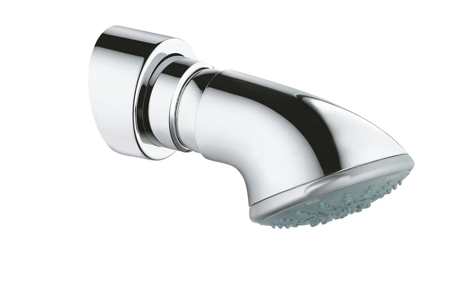 Grohe | 28521000 | *GROHE 28.521.000 MOVARIO SHOWER HEAD WITH 5 SPRAY PATTERNS AND INTEGRATED SHOWER ARM.  CHROME FINISH  