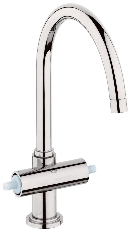 Grohe | 31001BE0 | *GROHE 31.001.BE0 ATRIO KITCHEN/BAR FAUCET WITH SWIVEL SPOUT.  DUAL-HANDLE LEVER.  LESS HANDLES.  POLISHED NICKEL FINISH