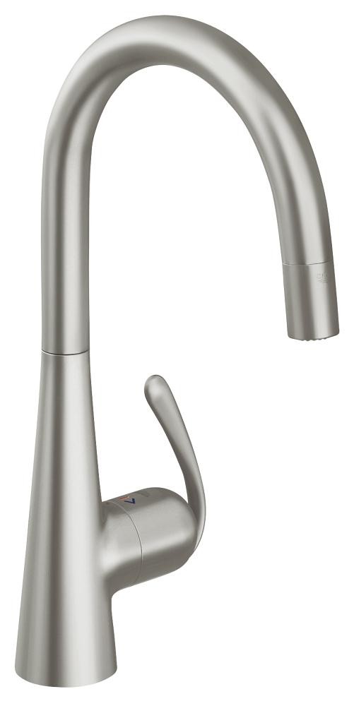 Grohe | 32226DC0 | GROHE 32.226.DC0 LADYLUX3 PRO SINGLE-LEVER DUAL-SPRAY PULL-DOWN KITCHEN FAUCET.  SUPERSTEEL FINISH