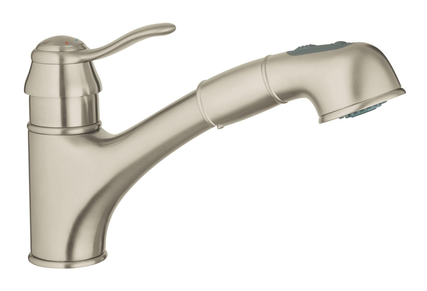 Grohe | 32459EN0 | *GROHE 32.459.EN0 ASHFORD PULL-OUT KITCHEN FAUCET BRN BRUSHED NICKEL