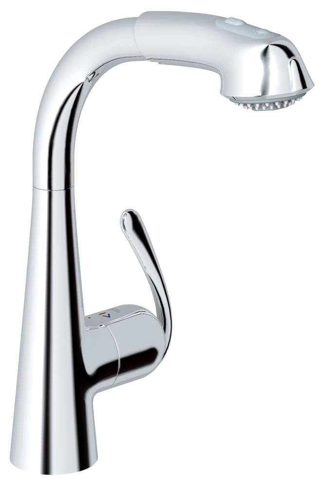 Grohe | 33893000 | *GROHE 33.893.000 LADYLUX3 PLUS 1-LEVER PULL-OUT KITCHEN FAUCET CP CHROME
