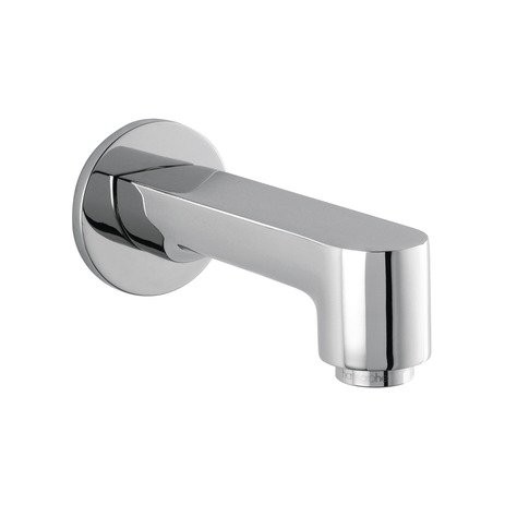 Hans Grohe | 14413001 | HANSGROHE 14413001 S TUB SPOUT CP CHROME 1/2 FEM/ 3/4 MALE INLET 6-3/4"