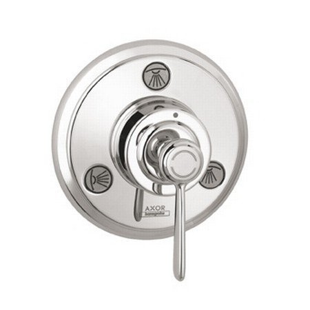 Hans Grohe | 16836001 | *HANSGROHE 16836001 AXOR MONTREUX TRIO DIVERTER VALVE TRIM ONLY.  WITH LEVER HANDLE.  POLISHED CHROME FINISH