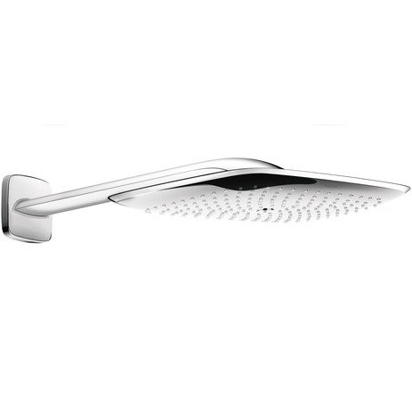 Hans Grohe | 27437001 | HANSGROHE 27437001 PURAVIDA 400 AIR SHOWER HEAD WITH ARM CP CHROME