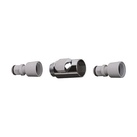 Hans Grohe | 28346000 | *HANSGROHE 28346000 SNAP-ON CONNECT SET CP POLISHED CHROME
