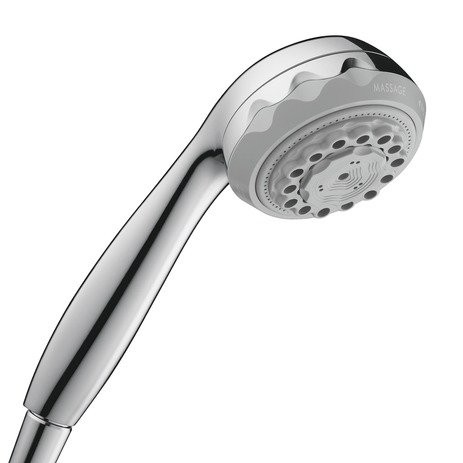 Hans Grohe | 28525001 | HANSGROHE 28525001 CLUBMASTER 3-JET HANDSHOWER CP CHROME