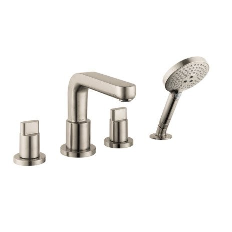 Hans Grohe | 31446821 | *HANSGROHE 31446821 METRIS S 4-HOLE ROMAN TUB SET TRIM ONLY BN BRUSHED NICKEL