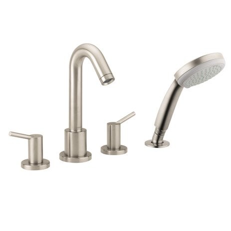 Hans Grohe | 32314821 | *HANSGROHE 32314821 TALIS S 4-HOLE ROMAN TUB SET TRIM ONLY BN BRUSHED NICKEL