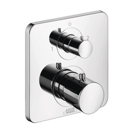 Hans Grohe | 34725001 | HANSGROHE 34725001 AXOR CITTERIO M THERMOSTATIC TRIM WITH VOLUME CONTROL & DIVERTER CP POLISHED CHROME