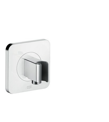 Hans Grohe | 36724001 | HANSGROHE 36724001 AXOR CITTERIO E HANDSHOWER HOLDER WITH OUTLET CP POLISHED CHROME