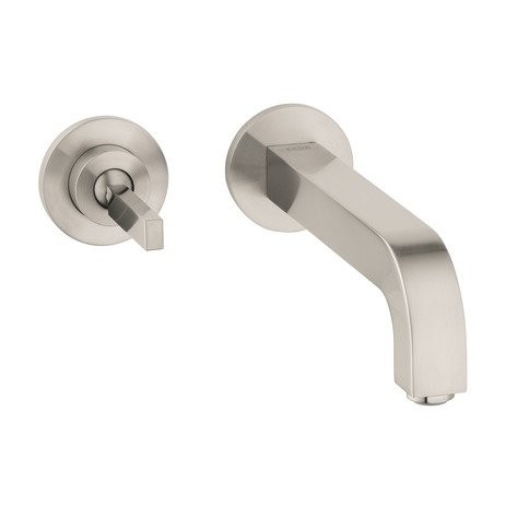 Hans Grohe | 39116821 | HANSGROHE 39116821 AXOR CITTERIO WALL-MOUNT 1-HANDLE LAVATORY FAUCET TRIM BRN BRUSHED NICKEL