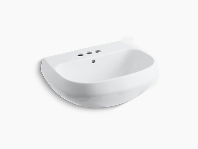 Kohler | 2296-4-0 | 2296-4-0 Wellworth
Bathroom sink basin with 4" centerset faucet holes