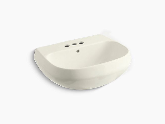Kohler | 2296-4-96 | 2296-4-96 Wellworth Bathroom sink basin with 4" centerset faucet holes