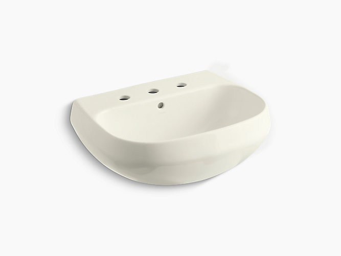 Kohler | 2296-8-96 | 2296-8-96 Wellworth
Bathroom sink basin with 8" widespread faucet holes