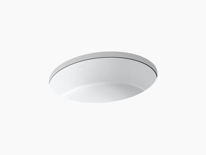 Kohler | 2881-0 | 2881-0 Verticyl
oval under-mount bathroom sink