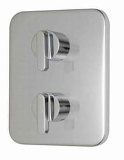 American Standard | T506.740.075 | *AMERICAN STANDARD T506.740 MM 2H THERMOSTATIC TRIM KIT SS 075 STAINLESS STEEL