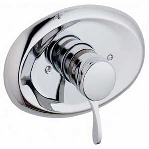 Grohe | 19230000 | *GROHE 19.230.000 GROHTHERM THERMOSTATIC VALVE TRIM ONLY.  WITH LEVER HANDLE.  CHROME FINISH.  FOR USE WITH GROHTHERM 3/4" ROUGH-IN VALVE 34 124 (NOT INCLUDED)