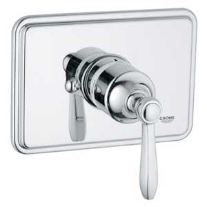 Grohe | 19321000 | GROHE 19.321.000 SOMERSET PRESSURE BALANCE VALVE TRIM WITH LEVER HANDLE CP POLISHED CHROME
