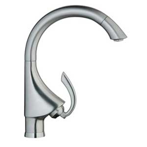 Grohe | 32072000 | *GROHE 32.072.000 K4 SINGLE-SPRAY PULL-OUT KITCHEN FAUCET.  CHROME FINISH