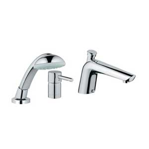 Grohe | 32232000 | *GROHE 32.232.000 ESSENCE 3H ROMAN TUB FILLER WITH HAND SHOWER.  CHROME FINISH