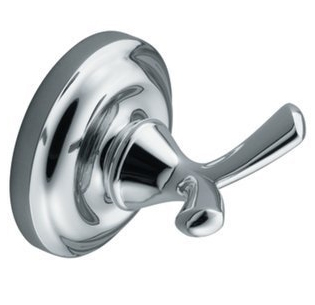 Moen | DN6903CH | DN6903CH DONNER MADISON DOUBLE ROBE HOOK CH CHROME DOUBLE ROBE HOOK